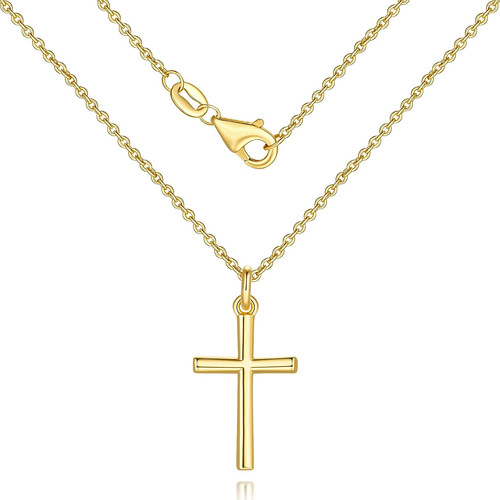 Gold cross necklaces - for, women