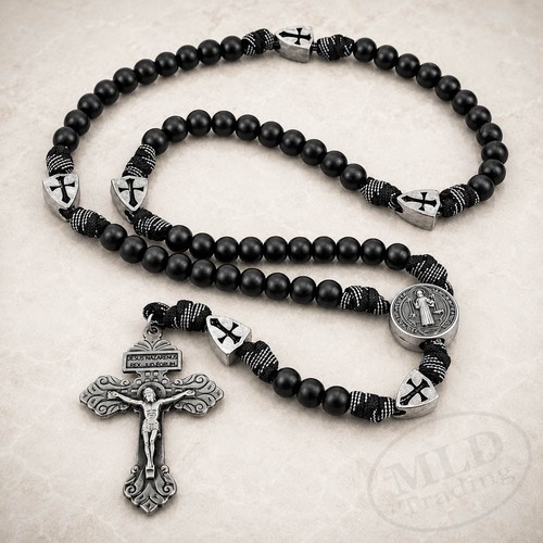 Collana rosario san benedetto - rosario,