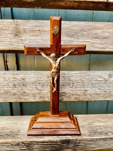 Antique vintage crucifix - vintage, jesus
