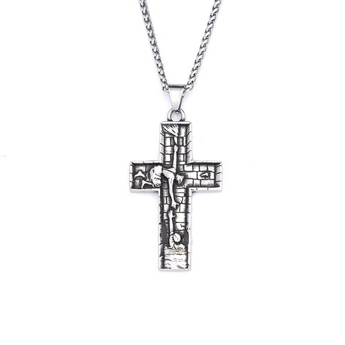 Collana uomo croce - , vintage