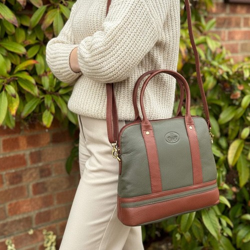 Borsa mano rowallan verde - a,