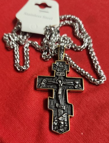 Collana con ciondolo croce - ,