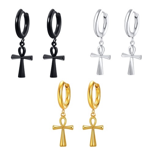 2pcs orecchini croce - orecchini,