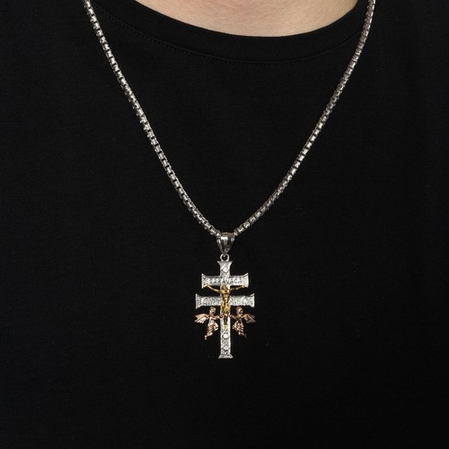 Ciondolo crocifisso cherubini - ciondolo,