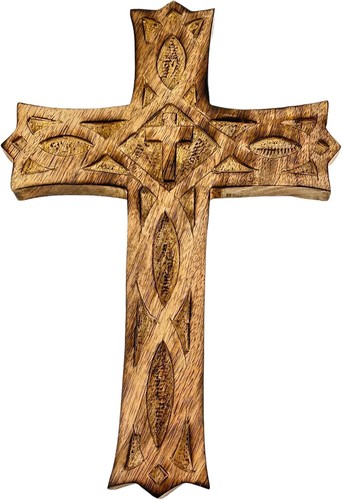 Croce legno decorazione - croce, in