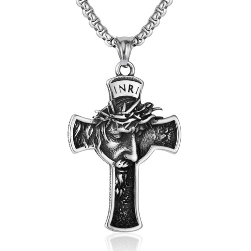 Collana uomo acciaio inox - collana,
