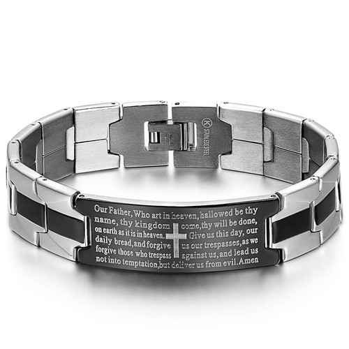 Bracciale uomo acciaio - bracciale,