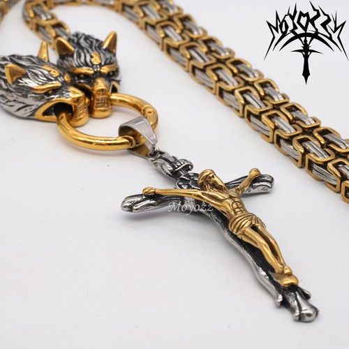 Collana uomo grande - in, acciaio