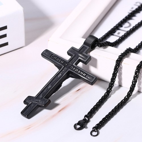 Collana uomo croce ortodossa - collana,