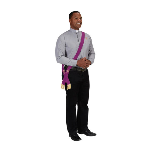 Purple white reversible - purple,